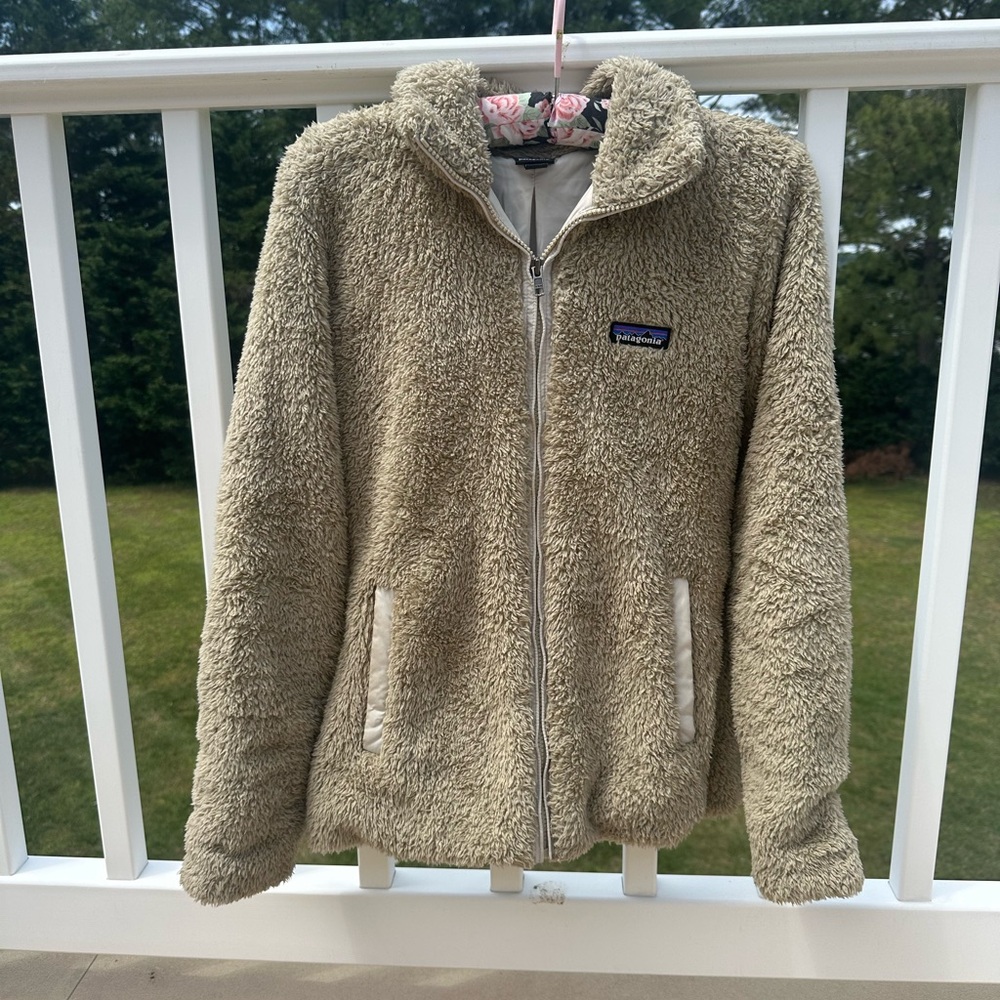 Patagonia Beige Fleece Jacket